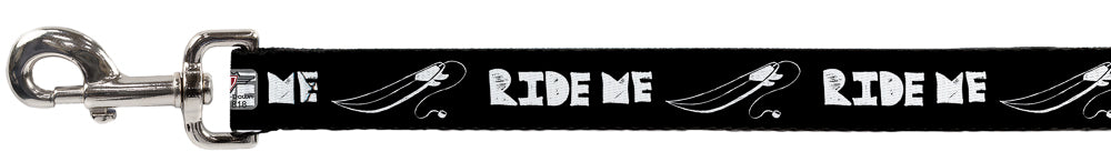 Dog Leash - RIDE ME Surfboard Black/White