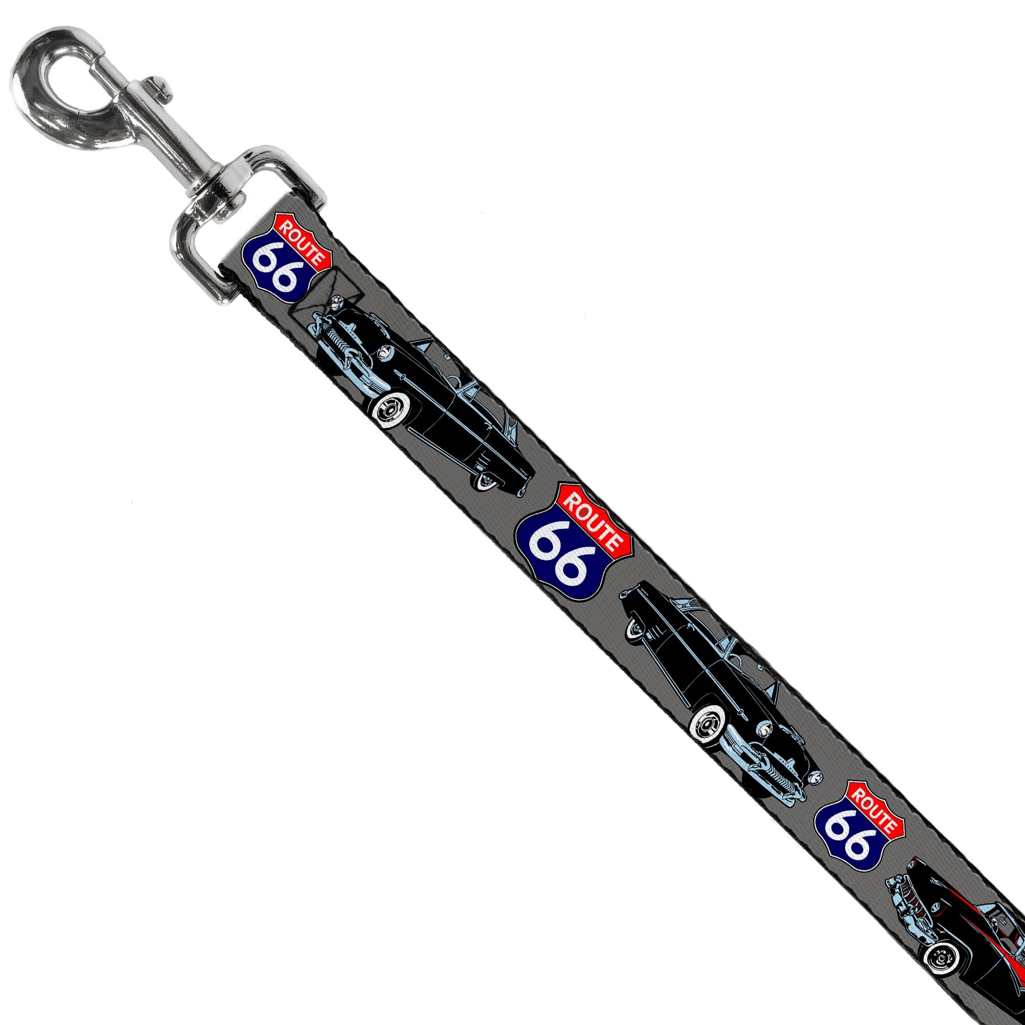 Dog Leash - Route 66 Classics Gray