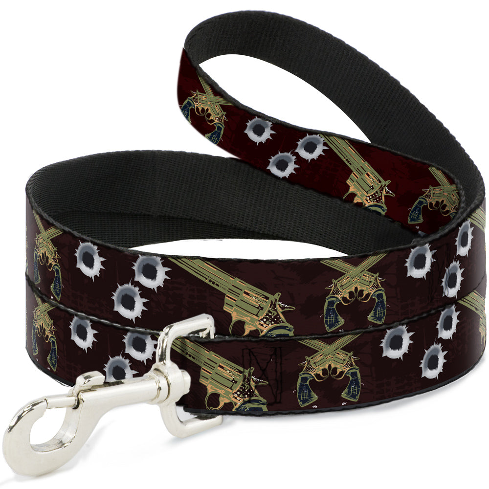 Buckle-Down Dog Leash - Revolvers Purple/Green