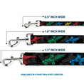 Load image into Gallery viewer, Dog Leash - Roller Skates Black/Gray/Multi Color
