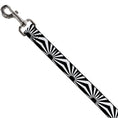 Load image into Gallery viewer, Dog Leash - Rising Sun White/Black
