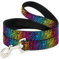 Load image into Gallery viewer, Dog Leash - Zebra Rainbow Ombre
