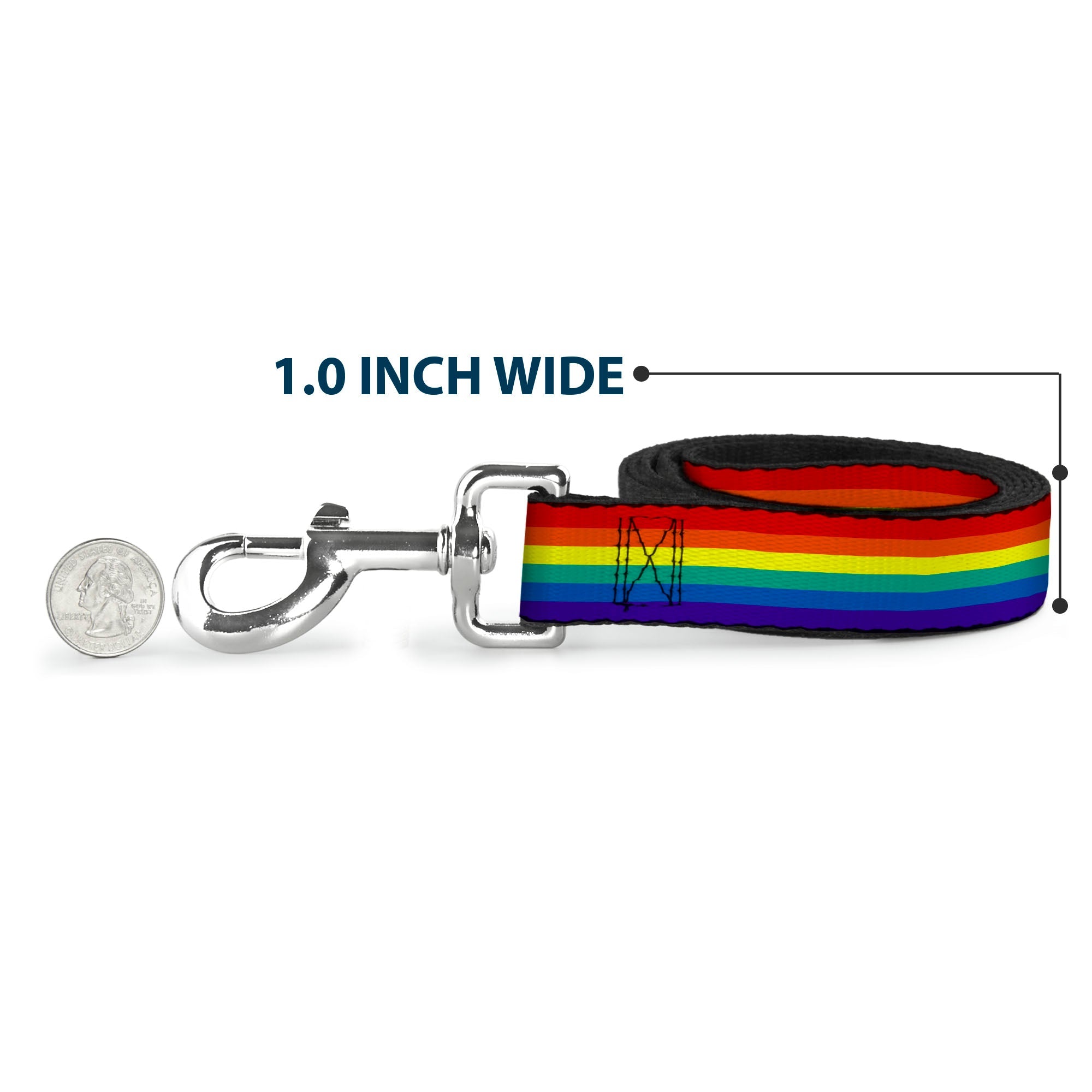 Dog Leash - Rainbow Print