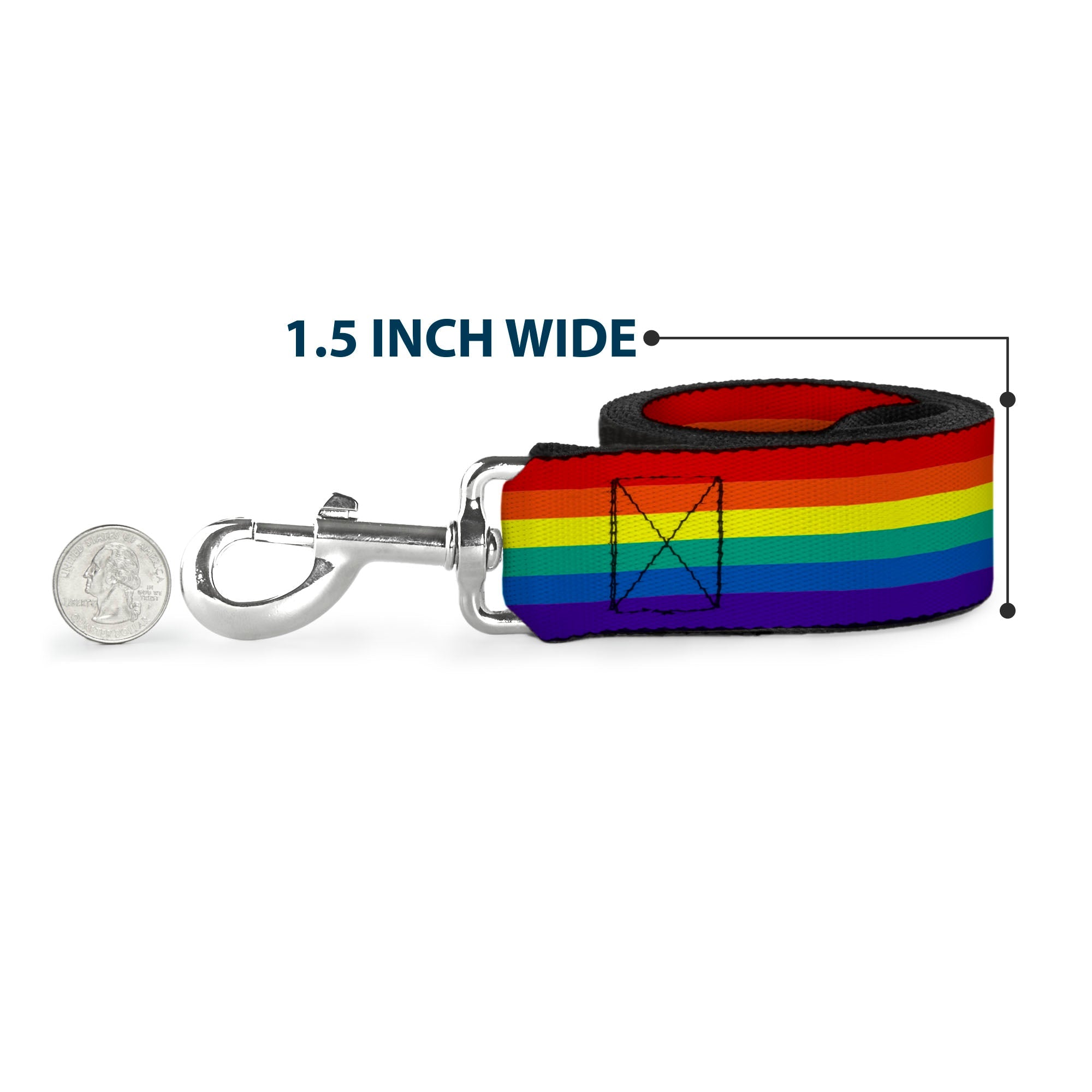 Dog Leash - Rainbow Print