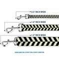 Load image into Gallery viewer, Dog Leash - Rhombus Split White/Black

