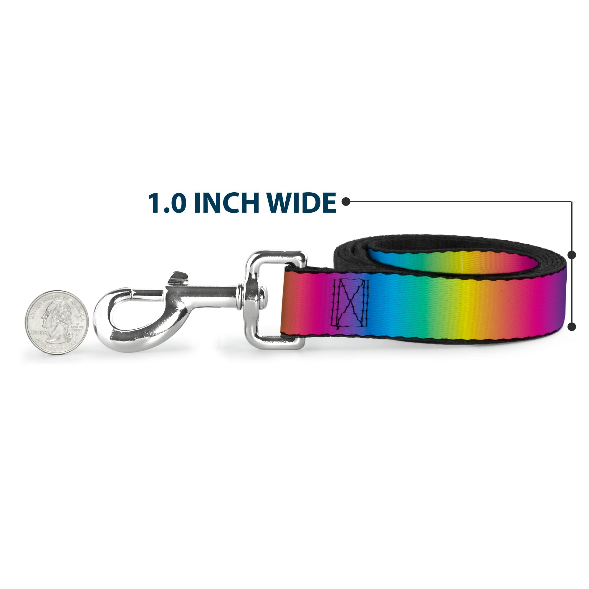 Dog Leash - Rainbow Ombre