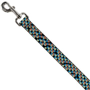 Dog Leash - Polka Dots Stacked Black/Blue/Sage/Brown