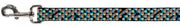Dog Leash - Polka Dots Stacked Black/Blue/Sage/Brown
