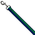Load image into Gallery viewer, Dog Leash - Racing Stripe Navy/Bright Green
