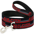 Load image into Gallery viewer, Dog Leash - RIP CITY/Stripe/Mesh Black/Gray/Red
