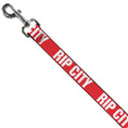 Load image into Gallery viewer, Dog Leash - RIP CITY Red/White
