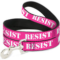 Load image into Gallery viewer, Dog Leash - RESIST Stencil Pink/White
