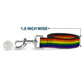 Load image into Gallery viewer, Dog Leash - Rainbow Stripe Painted
