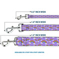 Load image into Gallery viewer, Dog Leash - Rainbows Scattered Lavender
