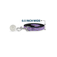 Load image into Gallery viewer, Dog Leash - Rainbows Scattered Lavender

