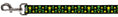 Load image into Gallery viewer, Dog Leash - Skulls & Stars Black/Green/Yellow
