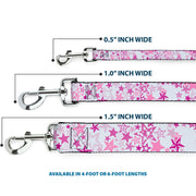 Dog Leash - Stargazer White/Pink