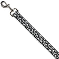 Load image into Gallery viewer, Dog Leash - Skull Yard Black/White

