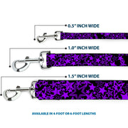 Dog Leash - Stargazer Black/Purple