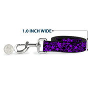 Dog Leash - Stargazer Black/Purple