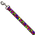 Load image into Gallery viewer, Dog Leash - Squares Black/Multi Color
