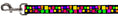 Load image into Gallery viewer, Dog Leash - Squares Black/Multi Color
