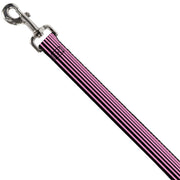 Dog Leash - Stripe Transition Black/Pink