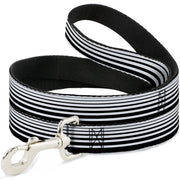 Dog Leash - Stripe Transition Black/White