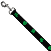 Dog Leash - St. Pat's Black/Green