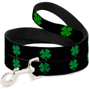 Dog Leash - St. Pat's Black/Green