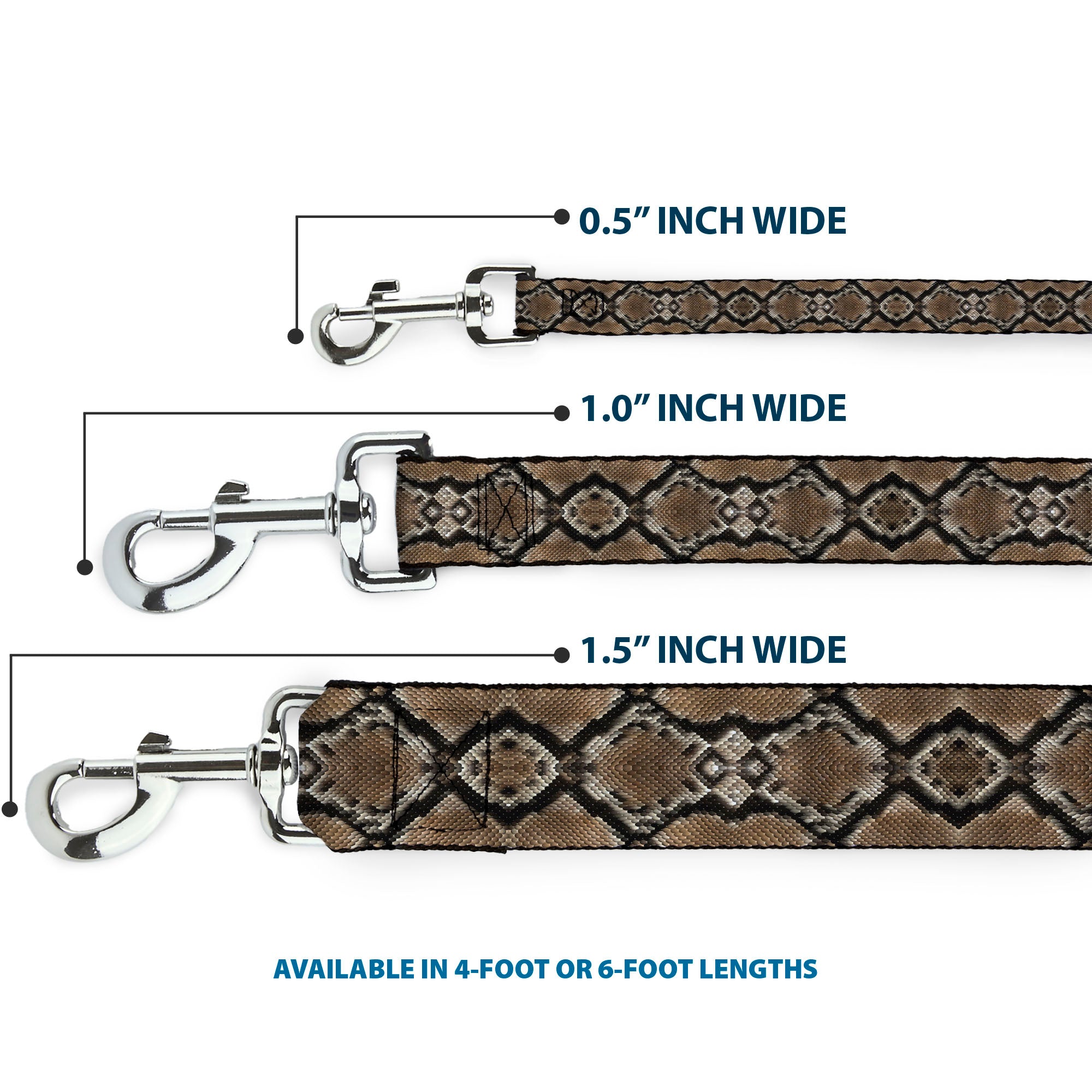 Dog Leash - Snake Skin 1