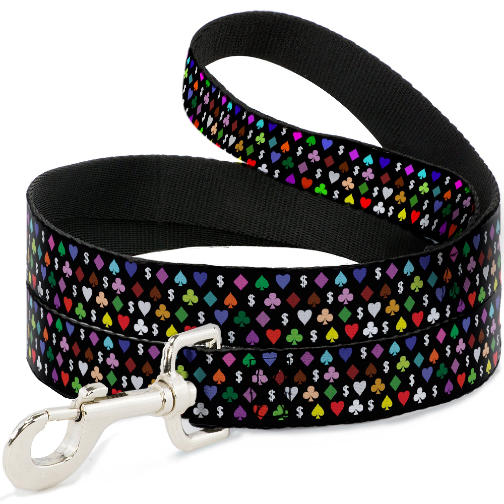 Dog Leash - Suits $$$ Black/Multi Color