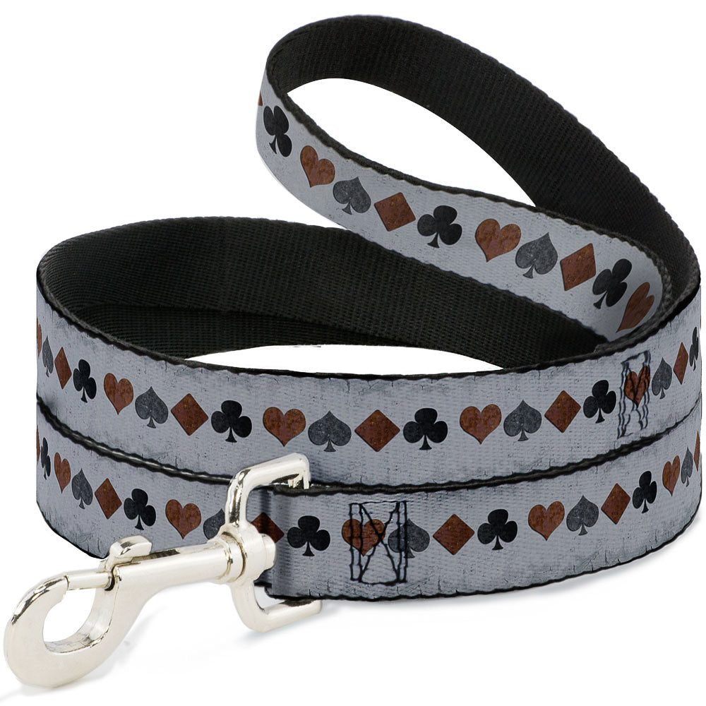Dog Leash - Suits Gray Stone