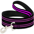 Load image into Gallery viewer, Dog Leash - Stripe Black/Pink
