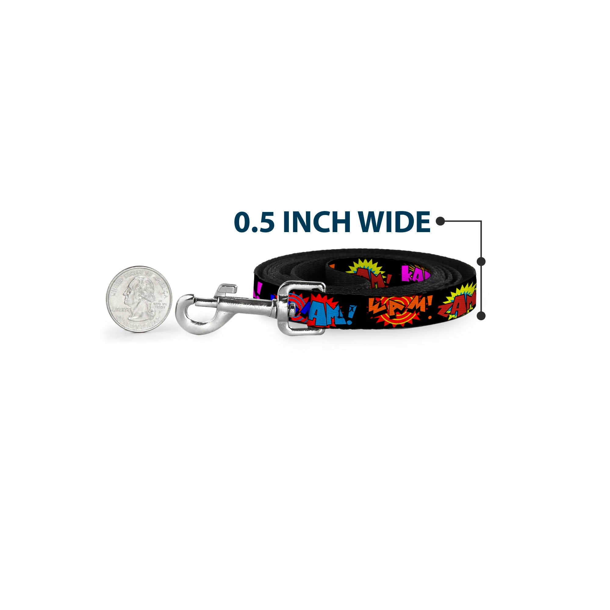 Dog Leash - Sound Effects Black/Multi Color
