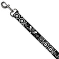 Load image into Gallery viewer, Dog Leash - Sugar Skulls Black/White

