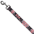 Load image into Gallery viewer, Dog Leash - Sugar Skulls Gray/Pink
