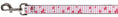 Load image into Gallery viewer, Dog Leash - Sketch Stars w/Stripes Pink/White/Fuchsia
