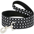 Load image into Gallery viewer, Dog Leash - Top Skulls Black/White

