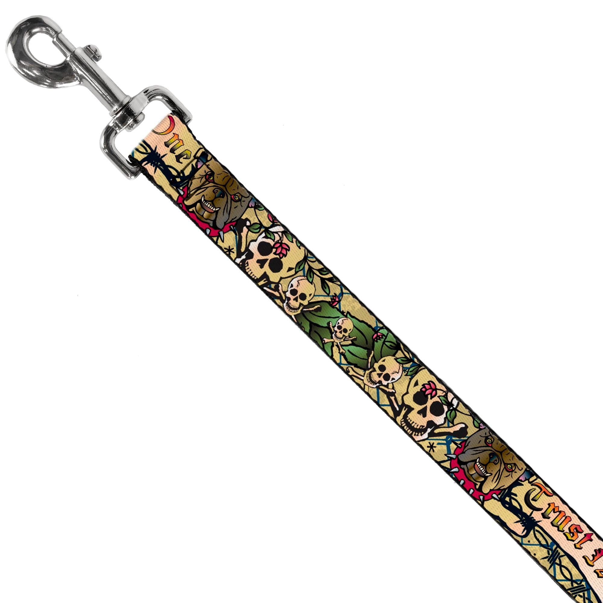 Dog Leash - Trust No One Tan