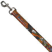 Dog Leash - Truth and Justice Orange