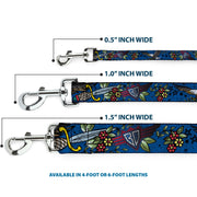 Dog Leash - Truth and Justice CLOSE-UP Blue