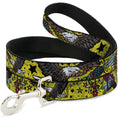 Load image into Gallery viewer, Dog Leash - Truth and Justice CLOSE-UP Yellow
