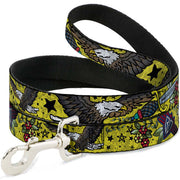 Dog Leash - Truth and Justice CLOSE-UP Yellow