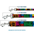 Load image into Gallery viewer, Dog Leash - Tapes Multi Neon
