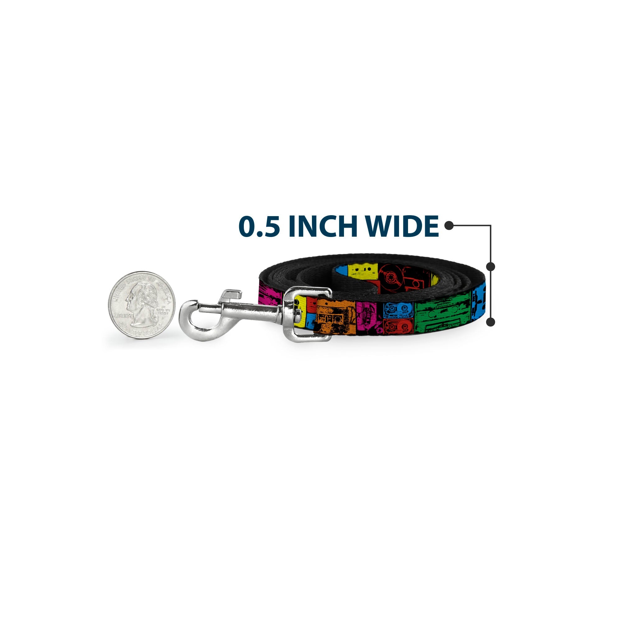 Dog Leash - Tapes Multi Neon