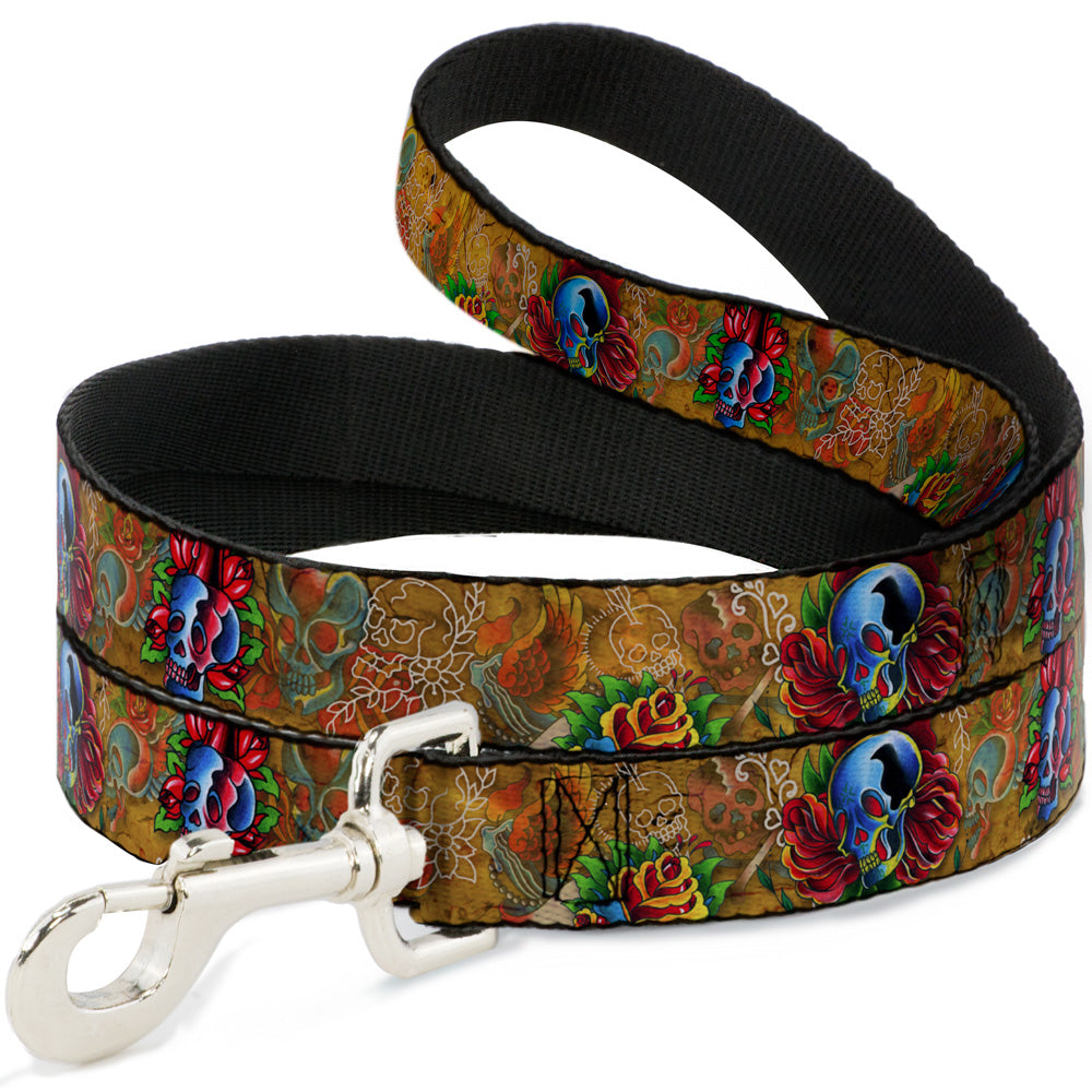Dog Leash - TJ-Candles & Skulls