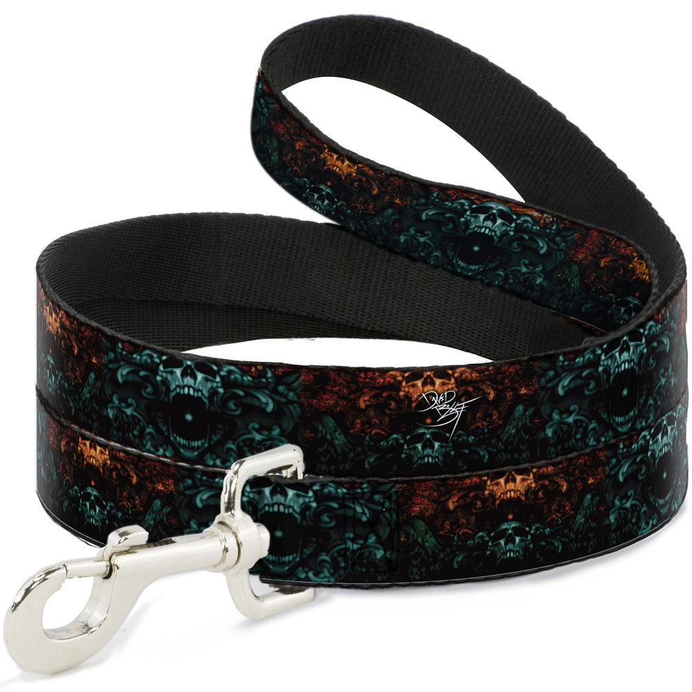 Dog Leash - TJ-Ornament Skull