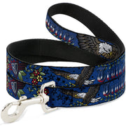 Dog Leash - Truth and Justice Blue