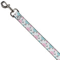 Load image into Gallery viewer, Dog Leash - Bird Tapestry White/Gray/Turquoise/Pink
